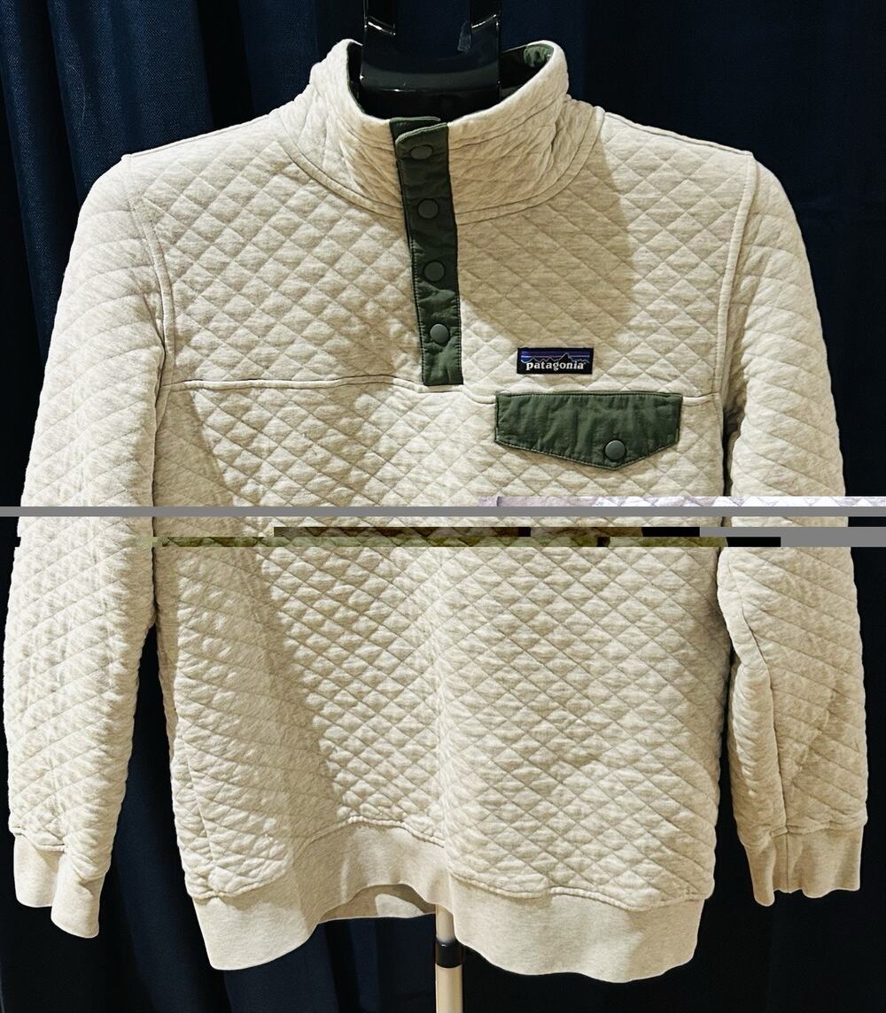 Patagonia Organic Cotton Quilt Snap-T Pullover Women's size XS